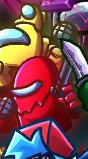 ai character: Red background