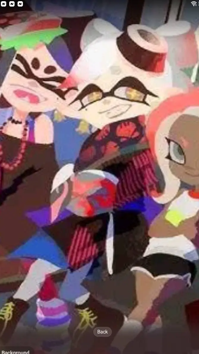 ai character: splatoon raiders  background
