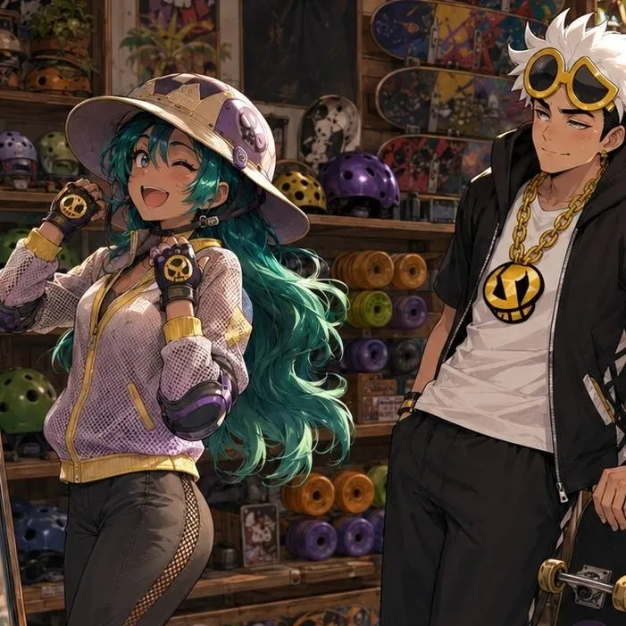 chat with ai character: Guzma Gear Check