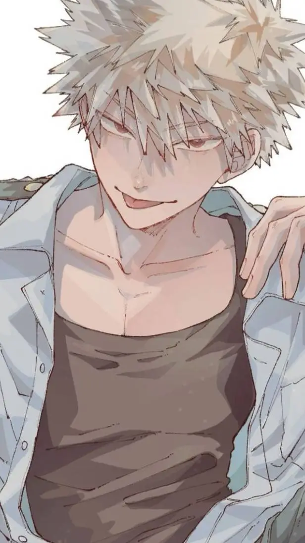 ai character: Bakugo Katsuki background