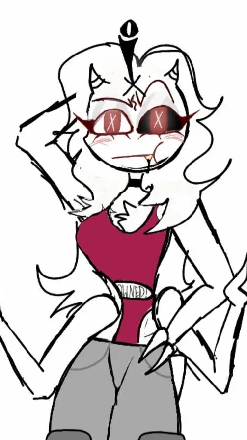 ai character: my hazbin oc!! background