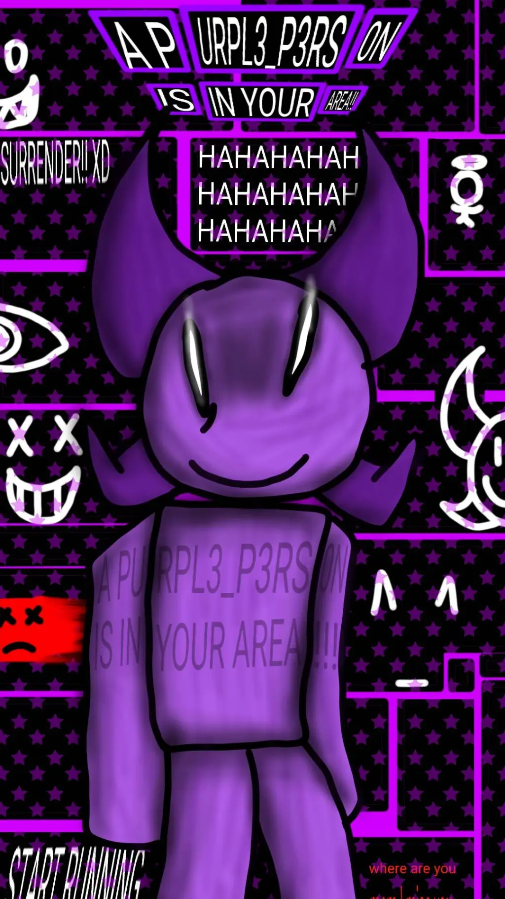 ai character: PURPL3_P3RS0N!!! background