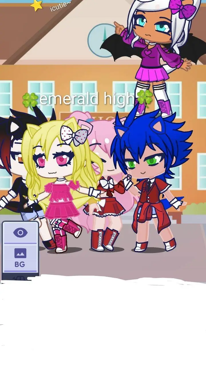 ai character: emerald high background