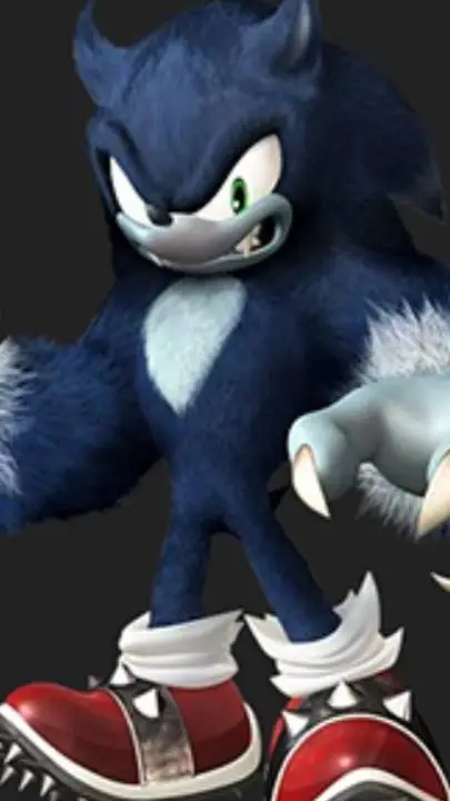 ai character: werhog sonic  background
