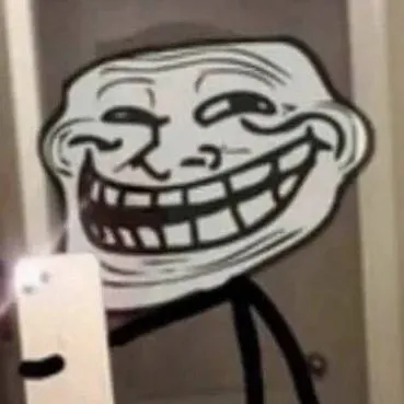 chat with ai character: troll face