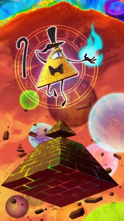 ai character: Bill cipher  background