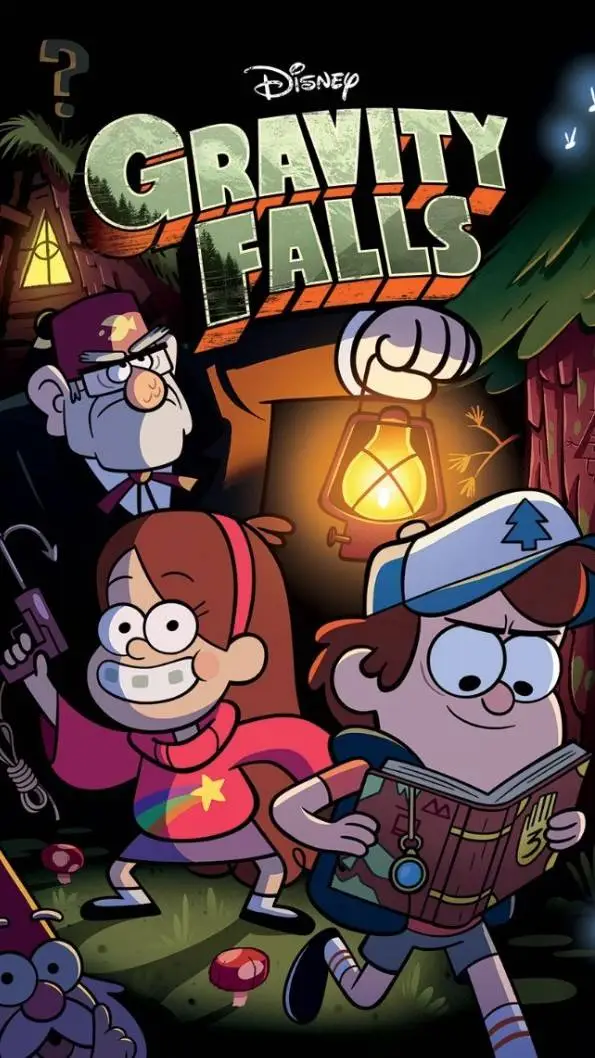 ai character: Gravity falls  background