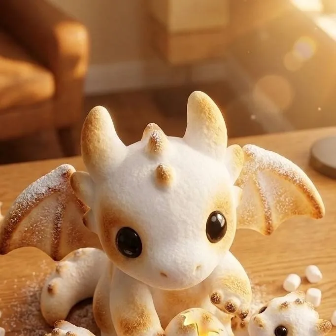chat with ai character: marshmallow dragon