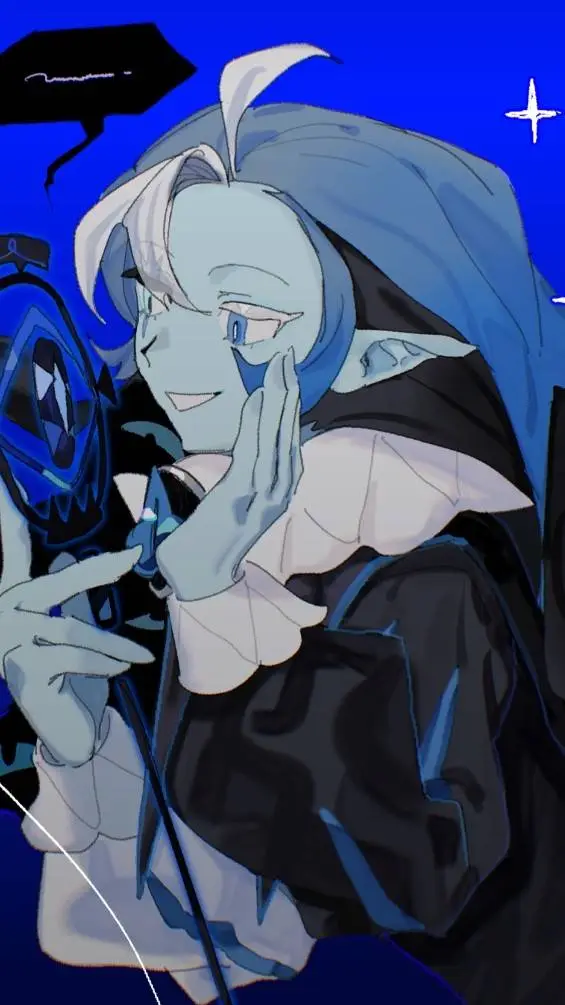 ai character: shadow milk cookie background