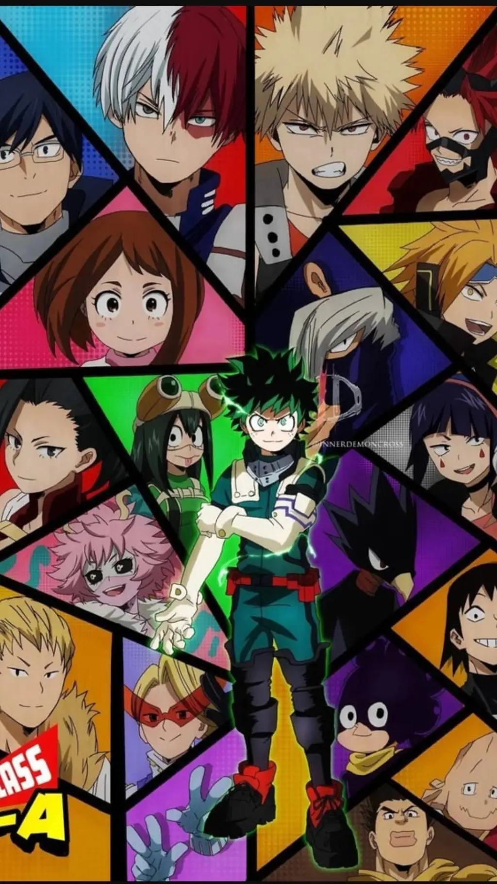 ai character: mha new Student  background