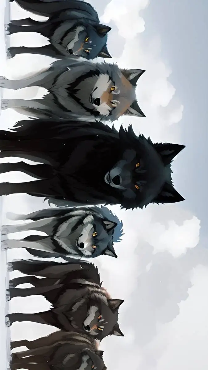 ai character: blue night pack background