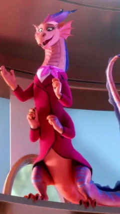 ai character: Babe The Dragon background