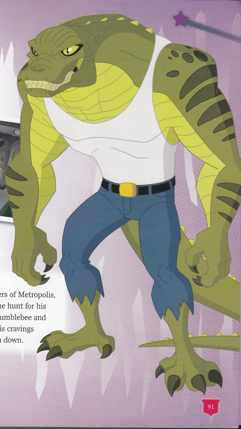 ai character: Croc background