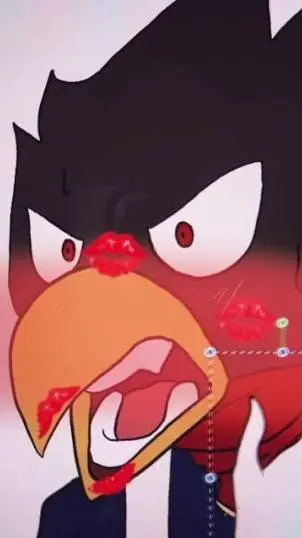 ai character: Tokoyami vs Girl background