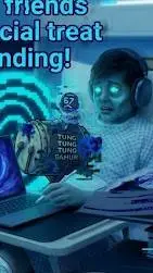 ai character: deep Mikey turner  background
