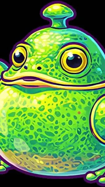 ai character: tipotito frogloi  background