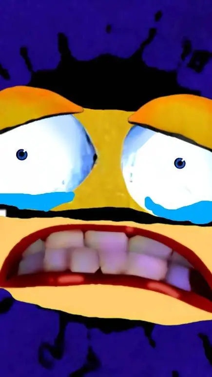 ai character: klasky csupo sad  background