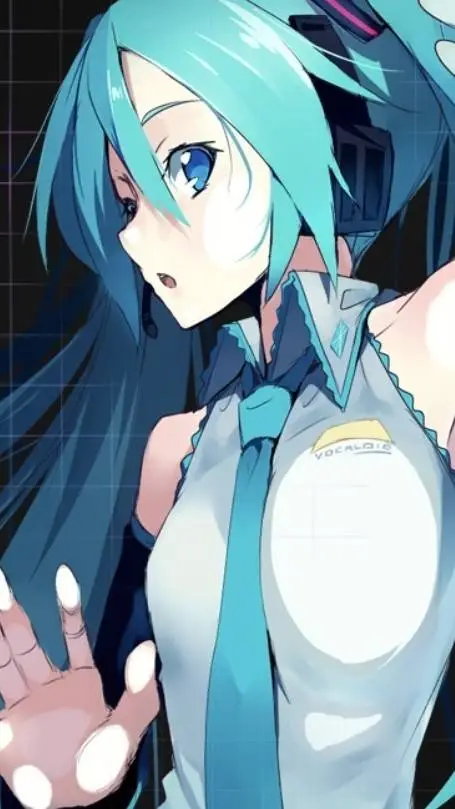 ai character: Miku (Magic box) background