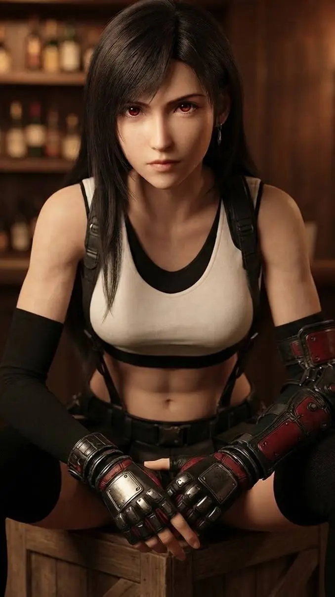 ai character: Tifa Lockhart background