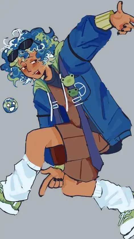 ai character: Tierra background