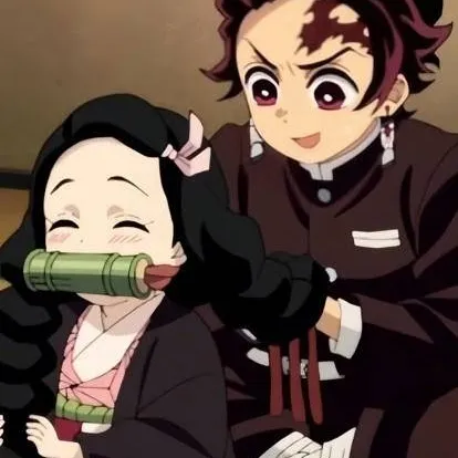 chat with ai character: nezuko and tanjiro