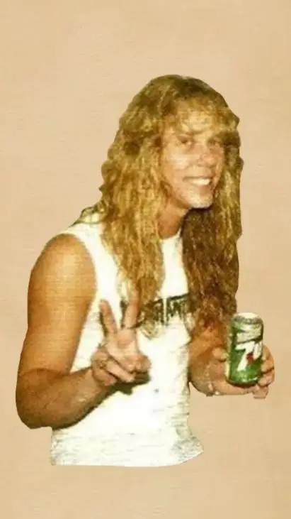 ai character: JAMES HETFIELD  background