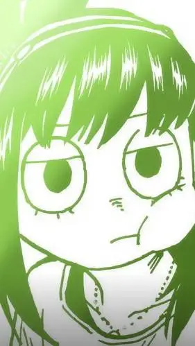 ai character: tsuyu asui  background