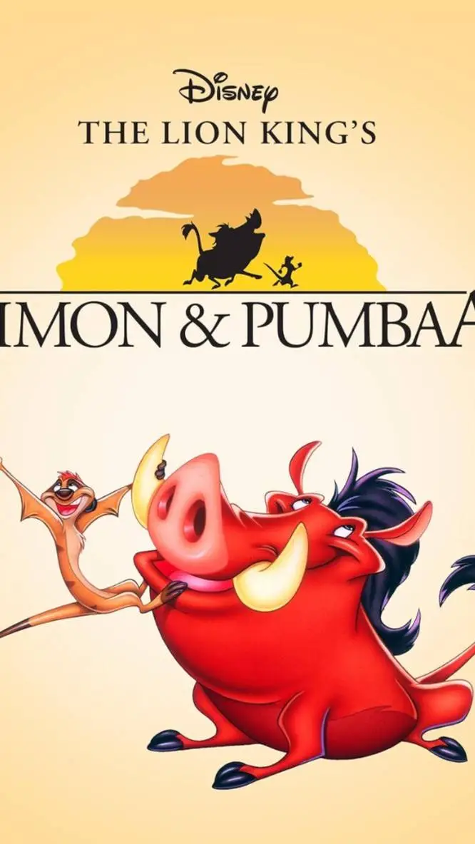 ai character: Timon and pumbaa  background