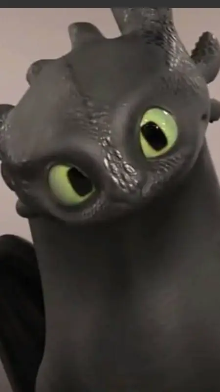 ai character: Toothless likes u background