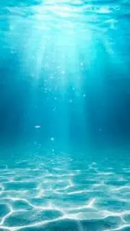 ai character: the ocean background