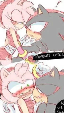 ai character: Amy x Shadow background