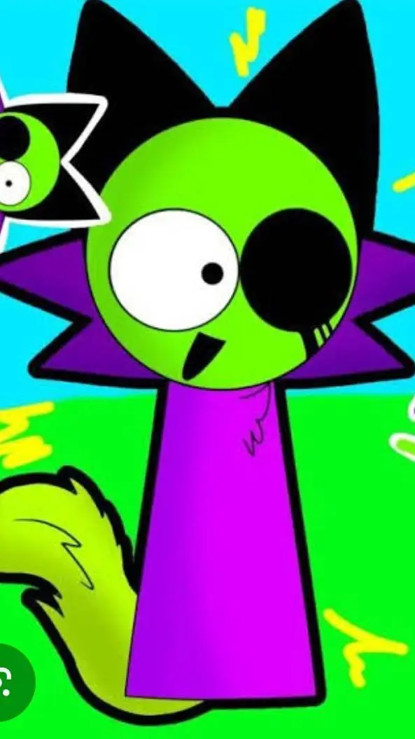 ai character: Acid background