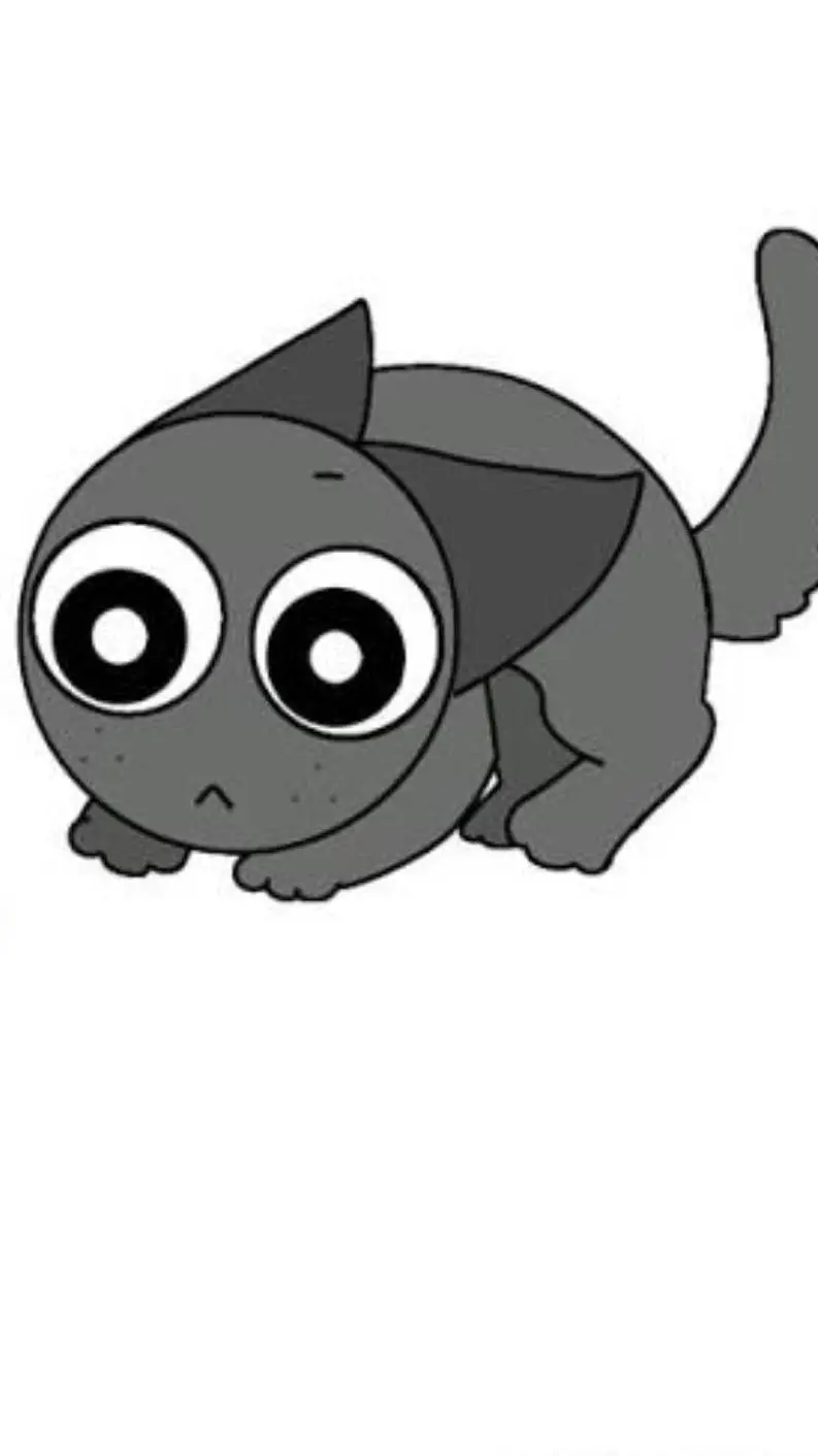 ai character: Gray background