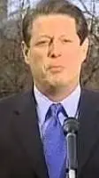 ai character: Al Gore  background
