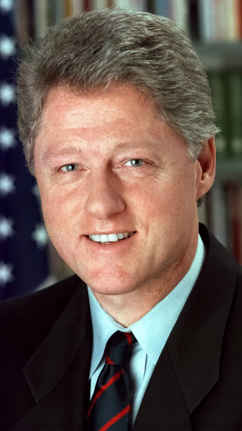 ai character: Bill Clinton  background