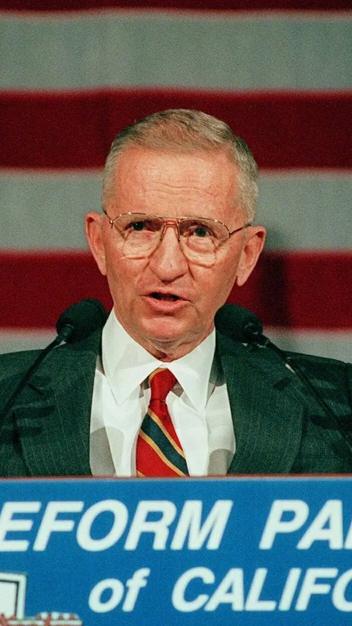 ai character: Ross Perot  background