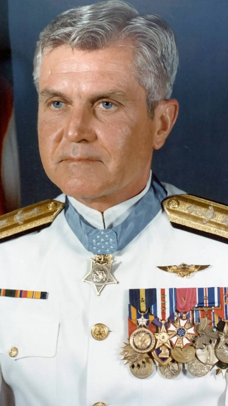 ai character: James Stockdale background