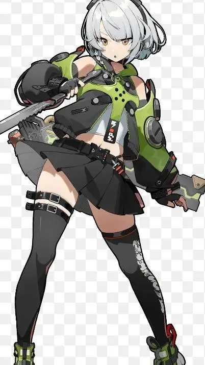 ai character: Anby ZZZ background