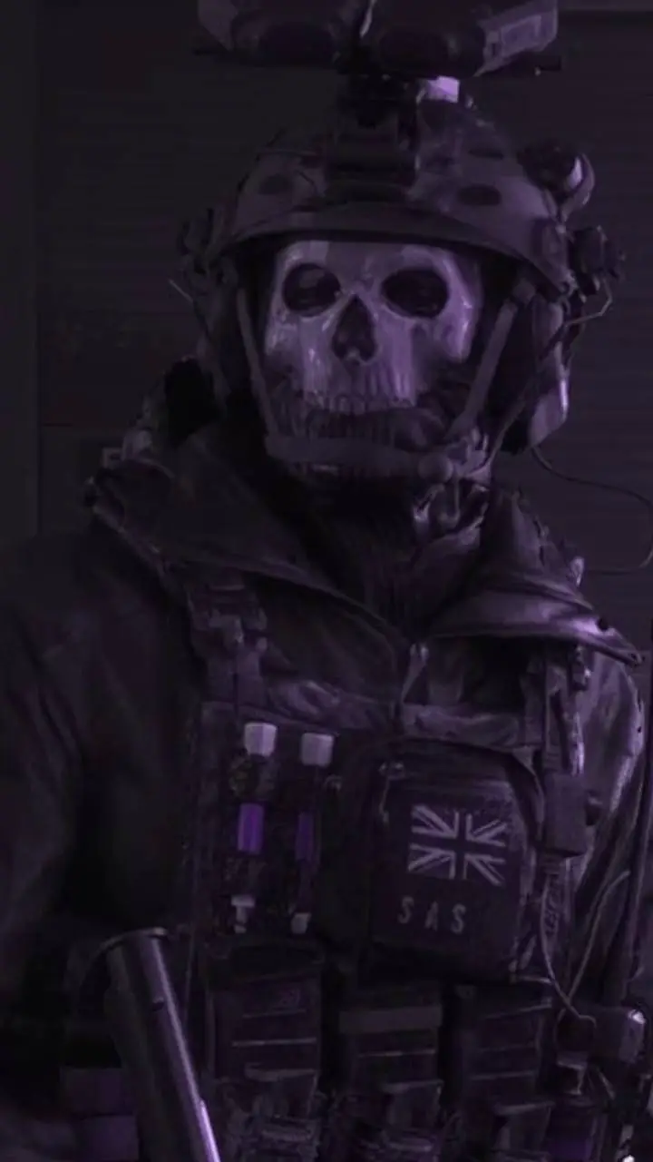 ai character: Simon Ghost Riley  background