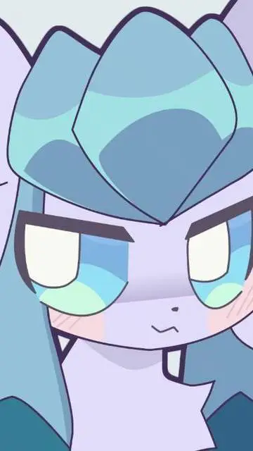 ai character: Lazuly ❄️glaceon❄️ background