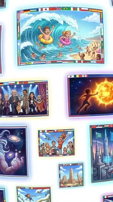 ai character: dream world background