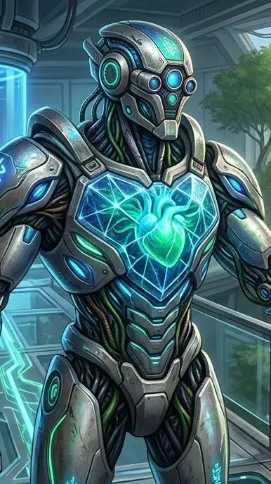 ai character: robot background