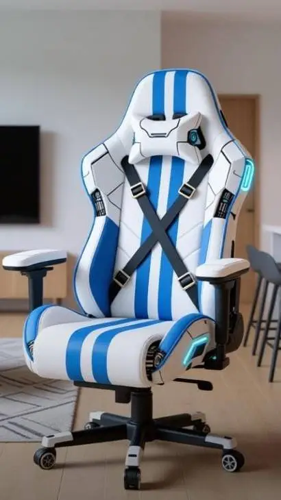ai character: Robot chair background