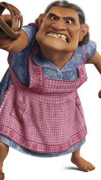 ai character: tu madre enojada  background