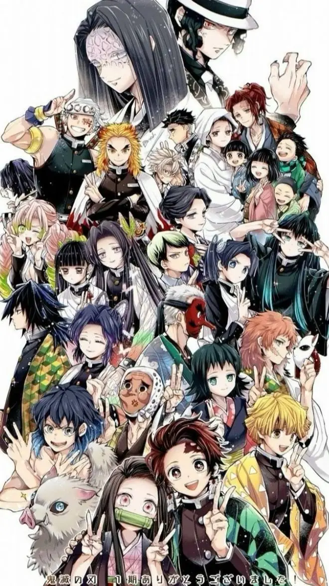 ai character: Kimetsu de vuelta background