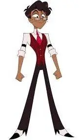 ai character: Alastor but human background
