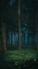 ai character: HH camping trip background