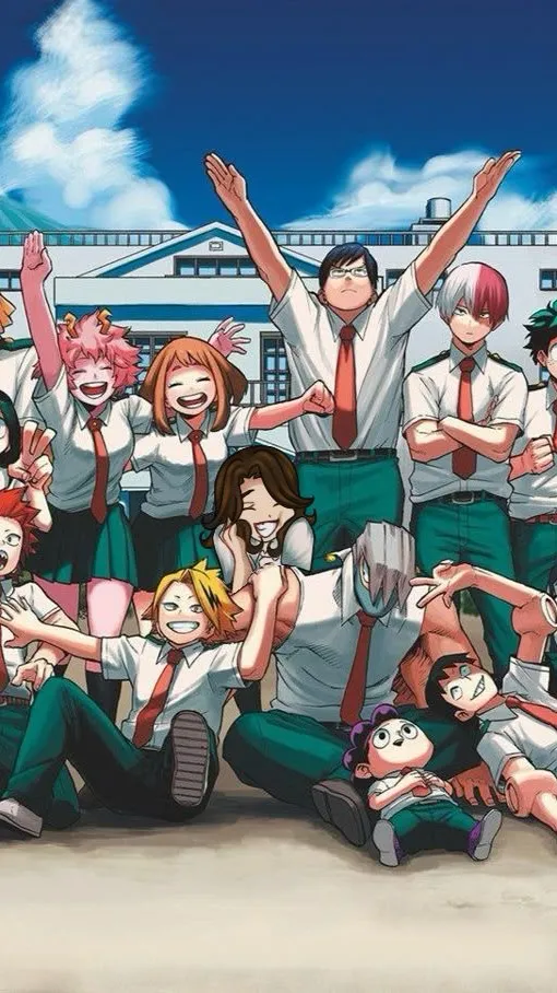 ai character: Mha group call background