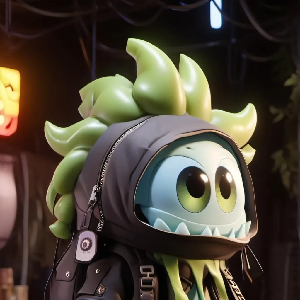 chat with ai character: flat