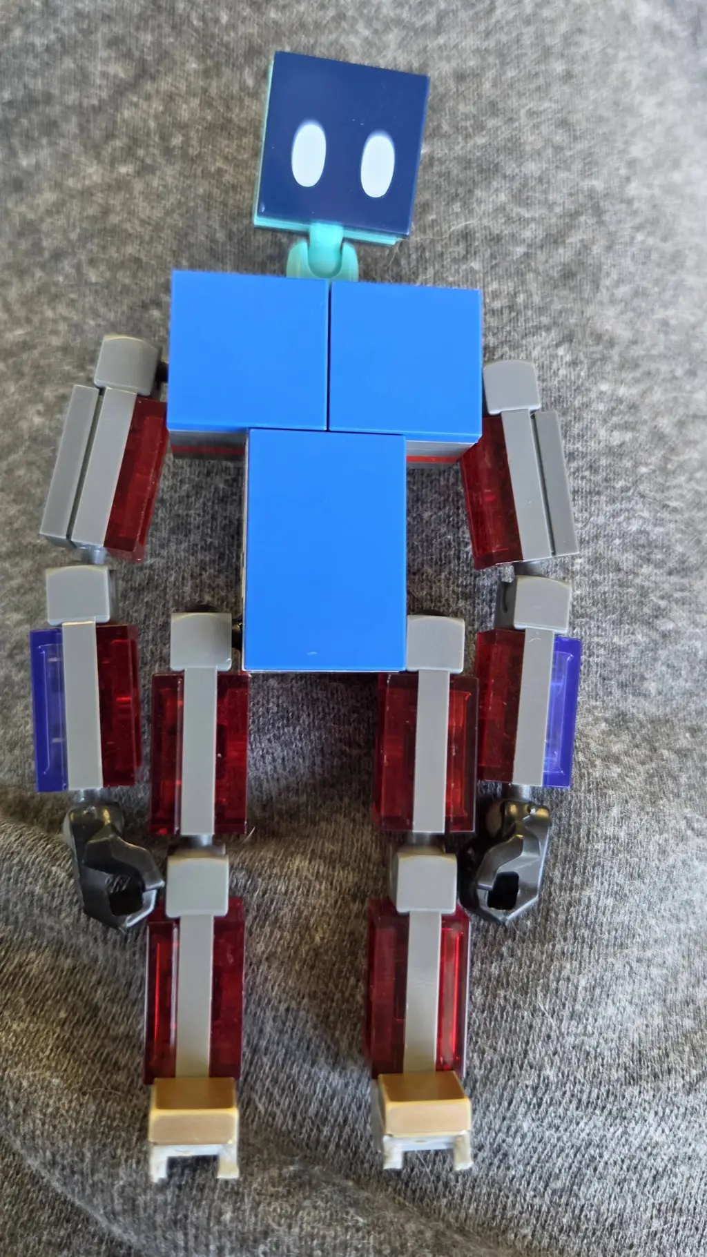 ai character: blocky the robot background